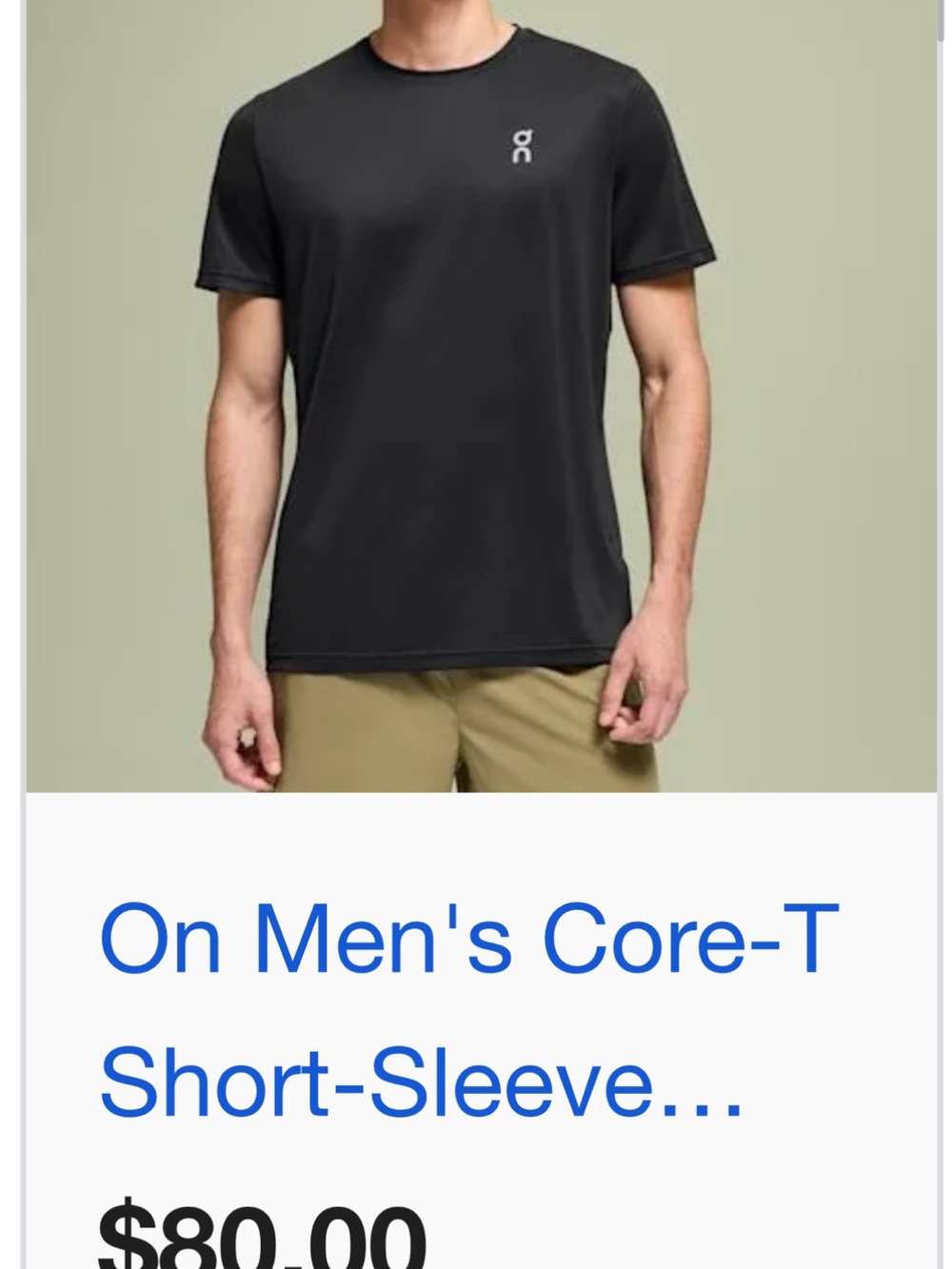 On Running Black Core-T Essential Tee - Picture 4 of 4